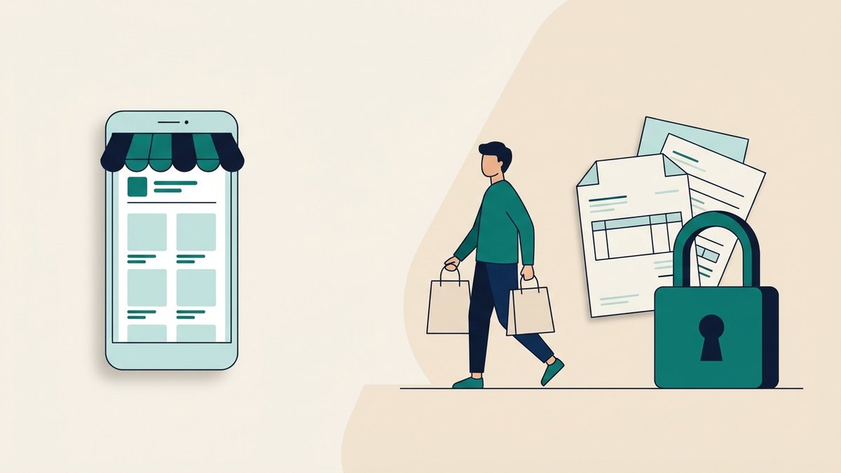 تاجر ينتقل من الفواتير والاشتراكات المدفوعة إلى متجر إلكتروني بسيط على الهاتف